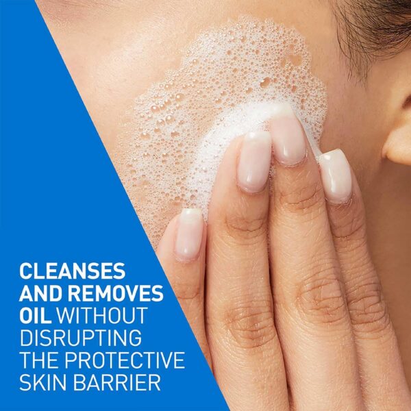 CeraVe Foaming Cleanser for Normal to Oily Skin with Niacinamide and 3 Essential Ceramides - Image 13