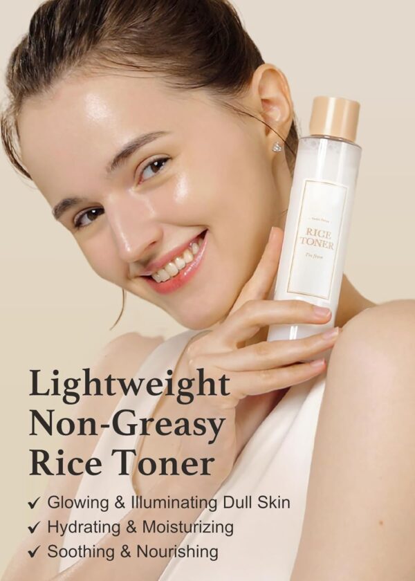 I'm from Rice Toner, 77.78% Rice Extract from Korea, Glow Essence with Niacinamide, Hydrating for Dry Skin, Vegan, Alcohol Free, Fragrance Free, Peta Approved, 5.07 Fl Oz, Valentine - Image 7