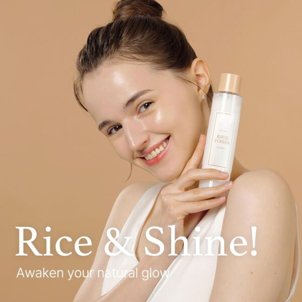 I'm from Rice Toner, Milky Toner for Glowing Skin, Korean Rice, Glow Essence with Niacinamide, Hydrating for Dry, Dull, Combination Skin, Vegan, Fragrance Free, Glass Skin 5.07 Fl Oz - Image 6