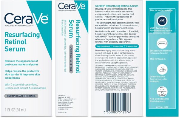 CERAVE Resurfacing Retinol Serum 30 ml - Image 8